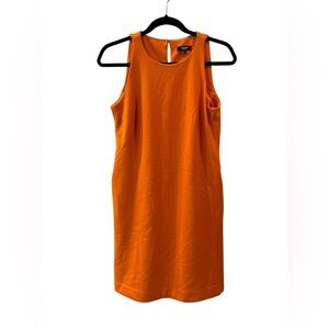 PREMISE DRESSES Women’s Orange Sleeveless Knit Sheath Dress Size: 4
